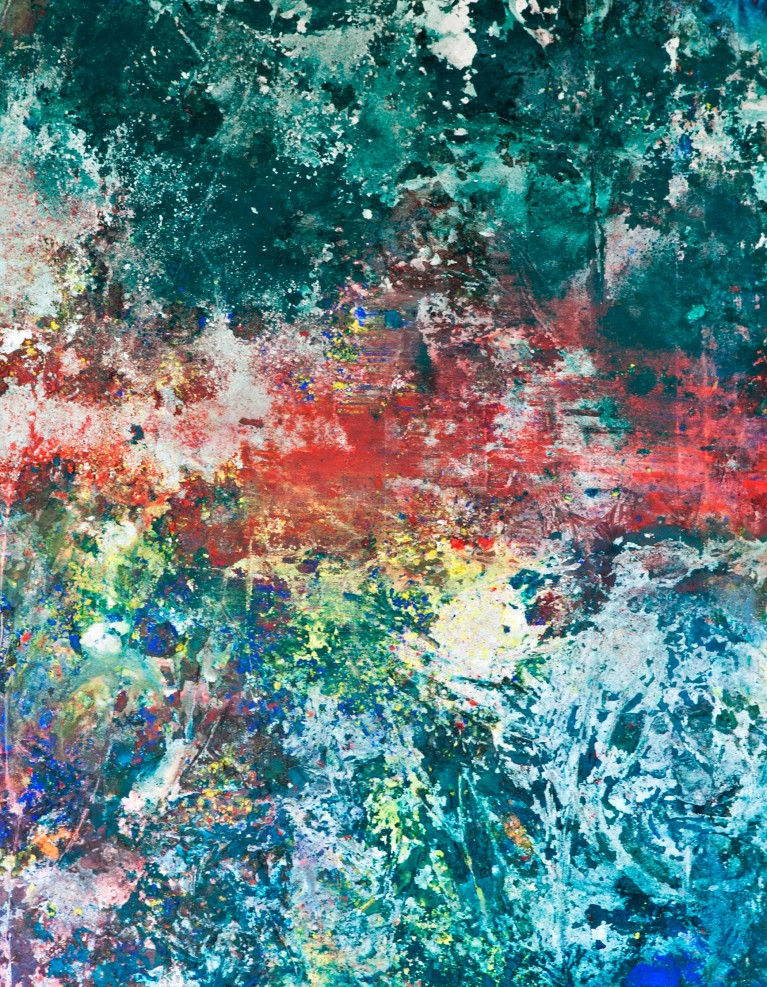 Pablo Manso. ECOSISTEMA - mixed media on canvas â€” 120 cm x 100 cm - 2018