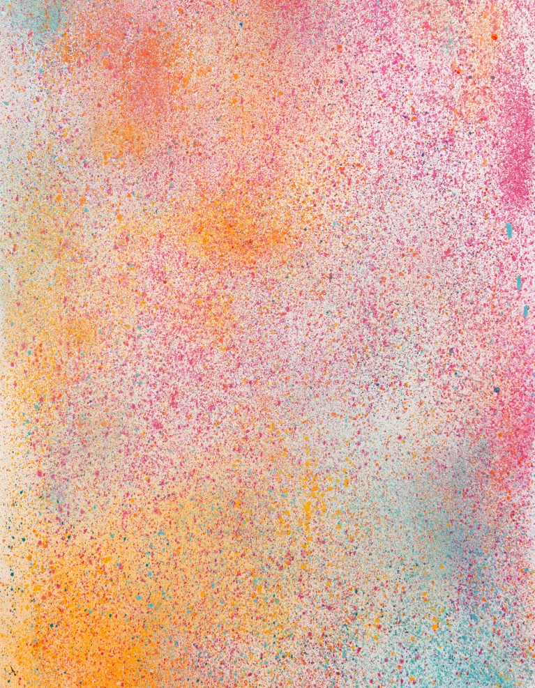 Pablo Manso. ENAMORAMIENTO - spray can on canvas â€” 100 cm x 65 cm - 2018